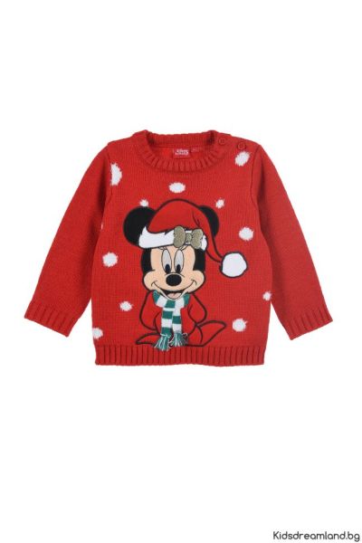 Пуловер суичър, Minnie Mouse, Merry Xmas