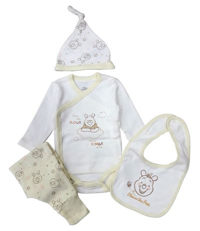 Комплект от 4 елемента за бебето Мечо Пух