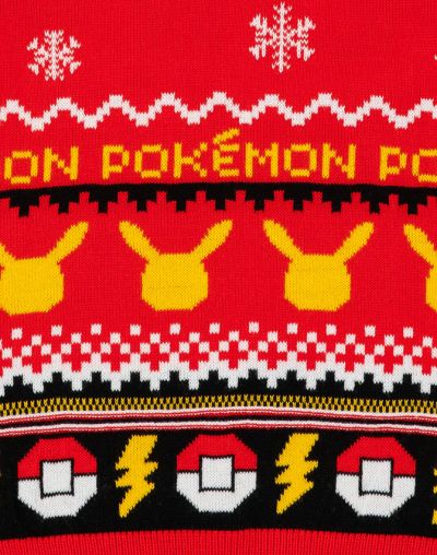 Плетен коледен пуловер Pokemon