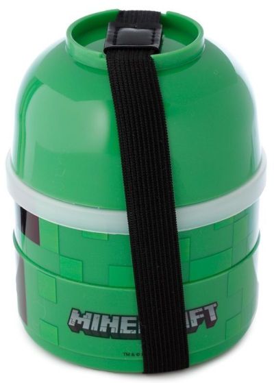 Кутия за храна Puckator - Minecraft Creeper, 3 части