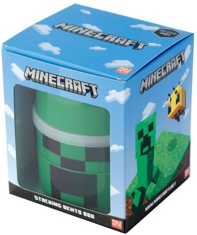 Кутия за храна Puckator - Minecraft Creeper, 3 части