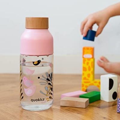 Quokka Детска бутилка, Tritan, Ice Birds, Вместимост 570 мл