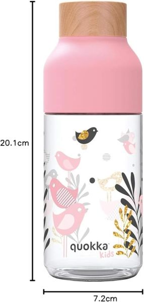 Quokka Детска бутилка, Tritan, Ice Birds, Вместимост 570 мл