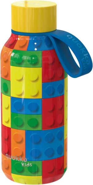 Термобутилка Quokka Kids - Solid, Color Bricks, 330 ml
