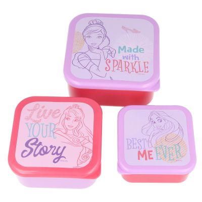 Кутия за обяд Snackbox 3 в 1 – Disney Princess