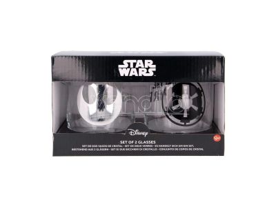 Комплект от 2 кристални чаши, Star Wars