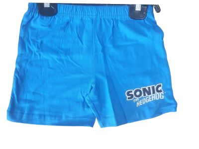 Памучен летен комплект „Соник“ – 2 части: потник и къси гащи