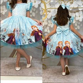 Eлегантна Детска Рокля Frozen 