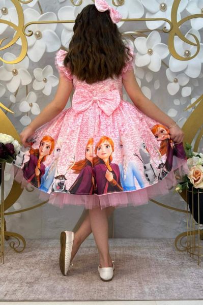 Eлегантна Детска Рокля Frozen 