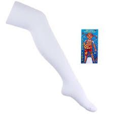 Чорапогащник памук с ликра Икотекс в бяло