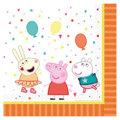Салфетки Peppa Pig Amscan 33 x 33 см 16 бр