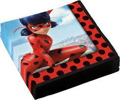 Салфетки Lady Bug Amscan 33 x 33 см 20 бр