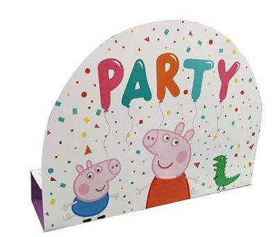 Официално лицензирани покани за парти с Пиг Пепа - пакет от 8 броя