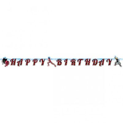 Надпис за рожден ден Amscan Miraculous 200 см.