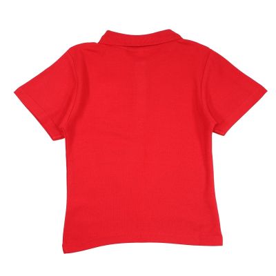 Момчешка едноцветна тениска с яка