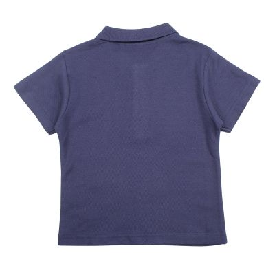 Момчешка едноцветна тениска с яка