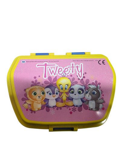 ПЛАСТМАСОВ КУТИЯ ЗА ХРАНА Тweety 18x13.5x5.5см 