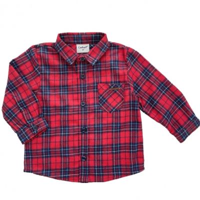 Тийн карирана риза за момче Contrast