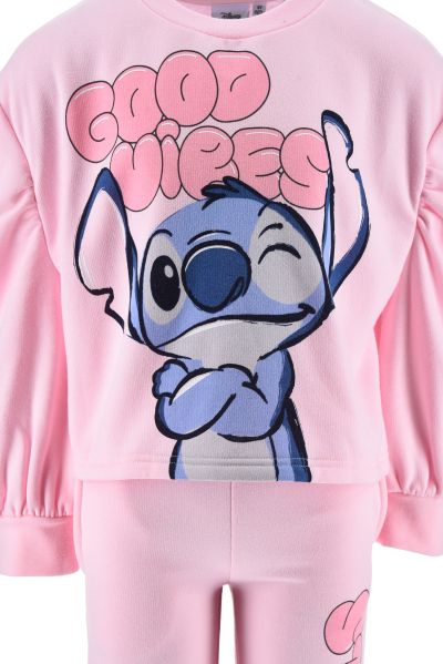 Спортен екип Lilo & Stitch, розов