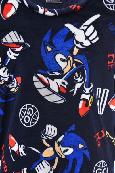 Детска топла пижама за момчета Disney Sonic