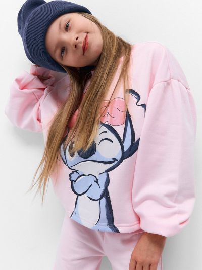 Спортен екип Lilo & Stitch, розов