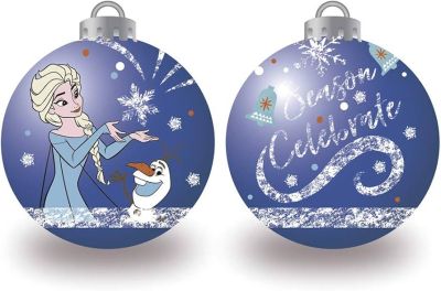 Пакет от 10 коледни топки за елха Disney Frozen с диаметър 6 см