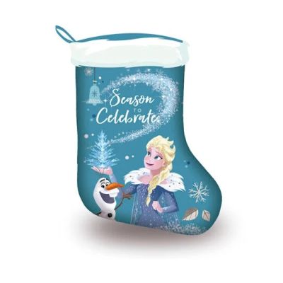 Коледни чорапи за камина Frozen, розови, 42 см