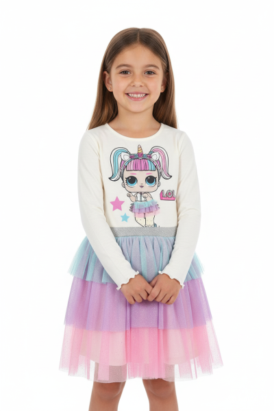 Детска Рокля LOL - Дълък ръкав