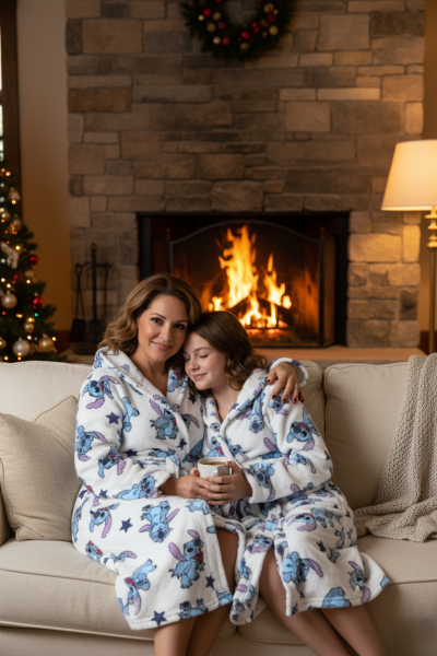 Дамски халат Lilo & Stitch – Coraline | Лицензиран продукт Disney