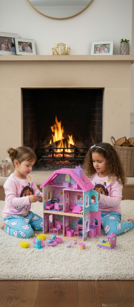 Пижама за момиче Gabby's Dollhouse