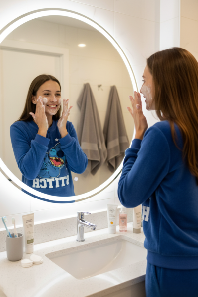 Зимна поларена пижама Disney Lilo and Stitch за момиче