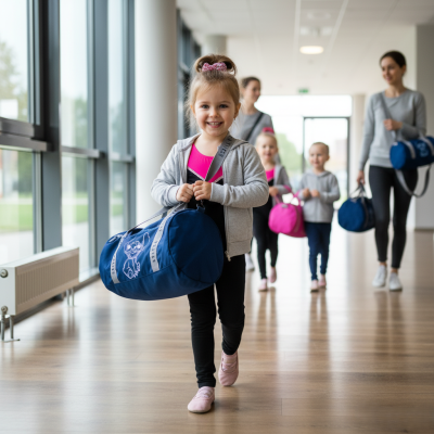  Спортна чанта сак, Lilo & Stitch, 47x28x28CM