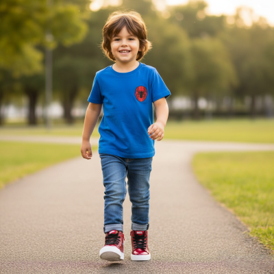 Детски спортни ботуши с Spiderman– с PVC подметка | Лицензиран продукт на Marvel