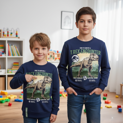 Детски Суитшърт Jurassic World – Тъмносин