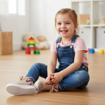 Детски спортни ботуши с Minnie Mouse – с PVC подметка | Лицензиран продукт на Disney