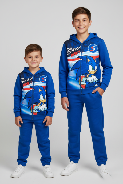 Спортен екип Sonic - Син