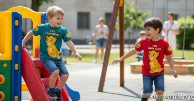 Тениска за момче Lion King