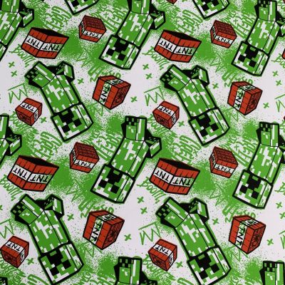 Памучен Чаршаф Minecraft