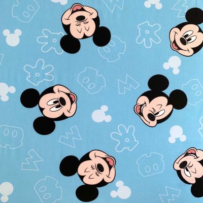 Памучен Чаршаф Mickey "Blue 02"