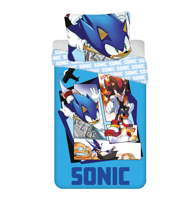 Спално бельо Licensed 140x200+70x90 -Sonic
