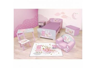 Прасето Пепа Имало Едно Време Мечтано Легло + Подматрачна Основа за Легло - 70х140 см