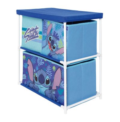 Детска етажерка с 3 текстилни контейнера STITCH