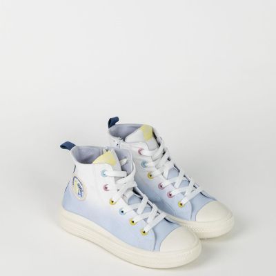  Платнени Kецове с PVC подметка и високи шевове