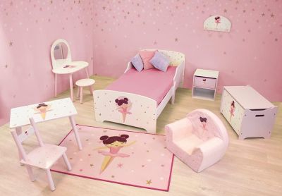 Детско легло с ламелна рамка 140 x 70 см Ballerine