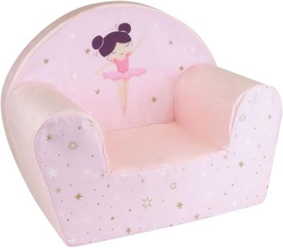 Детско кресло Балерина, розово, 42x52x33см