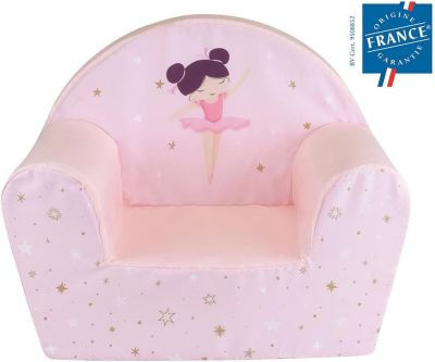 Детско кресло Балерина, розово, 42x52x33см
