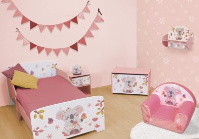 Детско легло с ламелна рамка 140 x 70 см Cally Mimi Koala