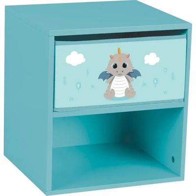  Детско нощно шкафче с чекмедже Leon The Dragon 