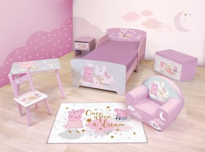  Детско нощно шкафче с чекмедже Peppa Pig 