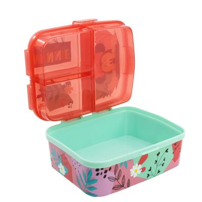 XL ПРАВОЪГЪЛНА КУТИЯ ЗА САНДВИЧ С МНОГО ОТДЕЛЕНИЯ MINNIE